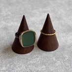 ミニスワッグ付き・ホリデージュエリー3点セット｜イヤーアクセ＆リング2点｜No.3