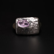 【1点もの】プリミティブ ピンキーリング サファイア 長方形 #5