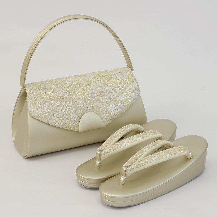 草履バッグセット Mサイズ レディース 女性 和装小物 着物 色 草履バッグセット Mサイズ レディース 女性 和装小物 着物 色