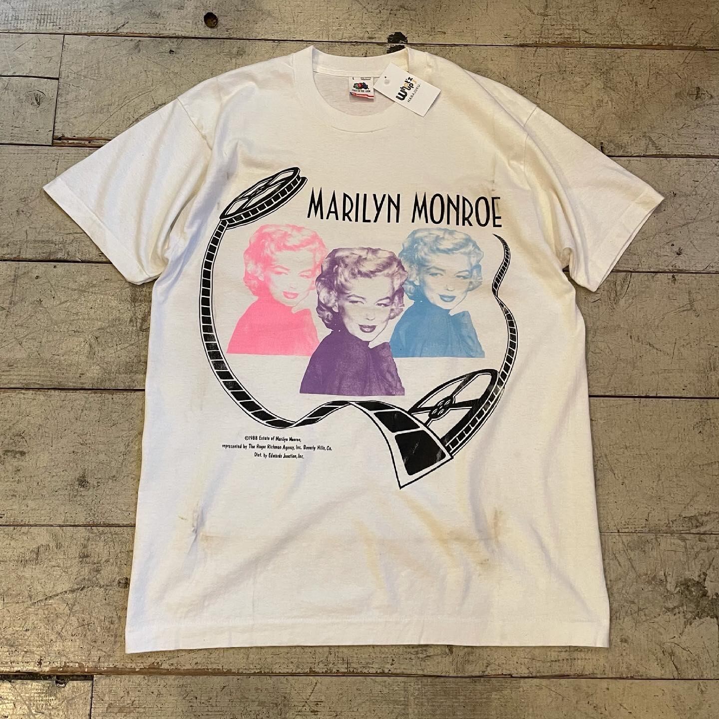 deadstock!! 1988s Marilyn Monroe T-shirt | up