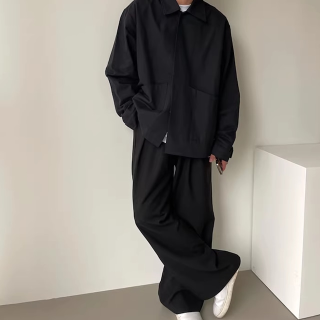 Trendy high-end lapel work jacket(MT1421)