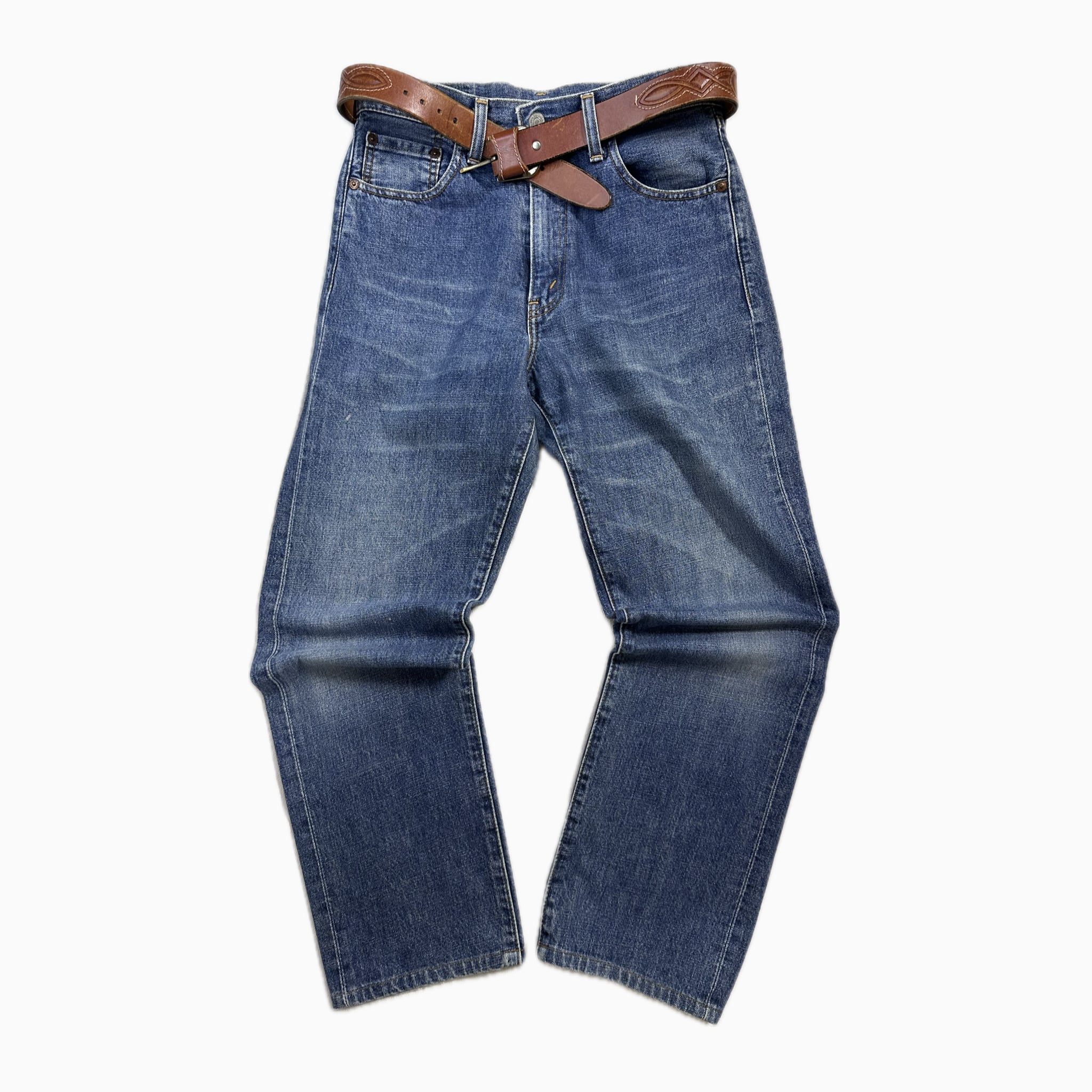 送料無料 即決 ☆Levi's 日本製 502XX☆ W30 BIGE 赤耳 TALONジッパー
