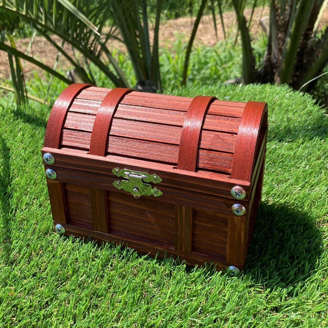 木製 トレジャーBOX 宝箱 リサイクルパイン材 木製 トレジャーBOX 宝箱 リサイクルパイン材
