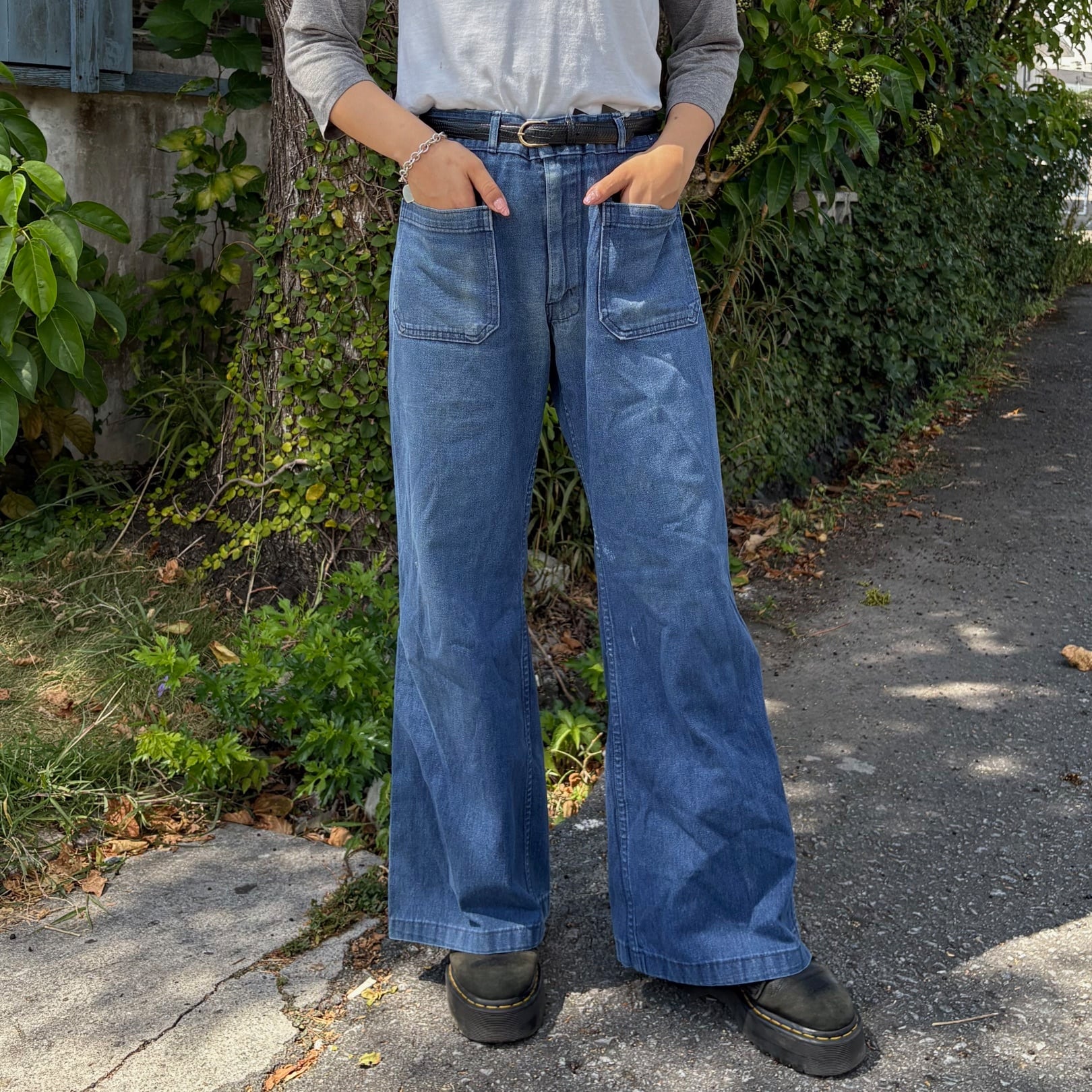 70s ”U.S.NAVY” デニム セーラーパンツ | American Wave, Vintage Shop