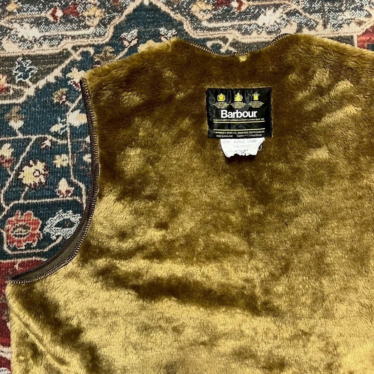 90s Barbour Liner Vest バブアー ライナーベスト ヴィンテージ 英国