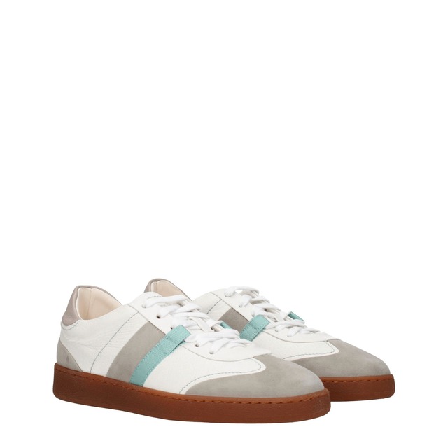 FERRAGAMO メンズ スニーカー レザー ホワイト GARDALOW758933