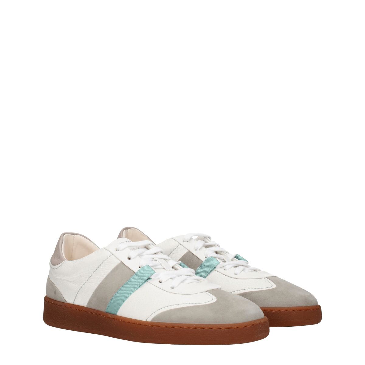 【新品】FERRAGAMO メンズ スニーカー レザー ホワイト GARDALOW758933