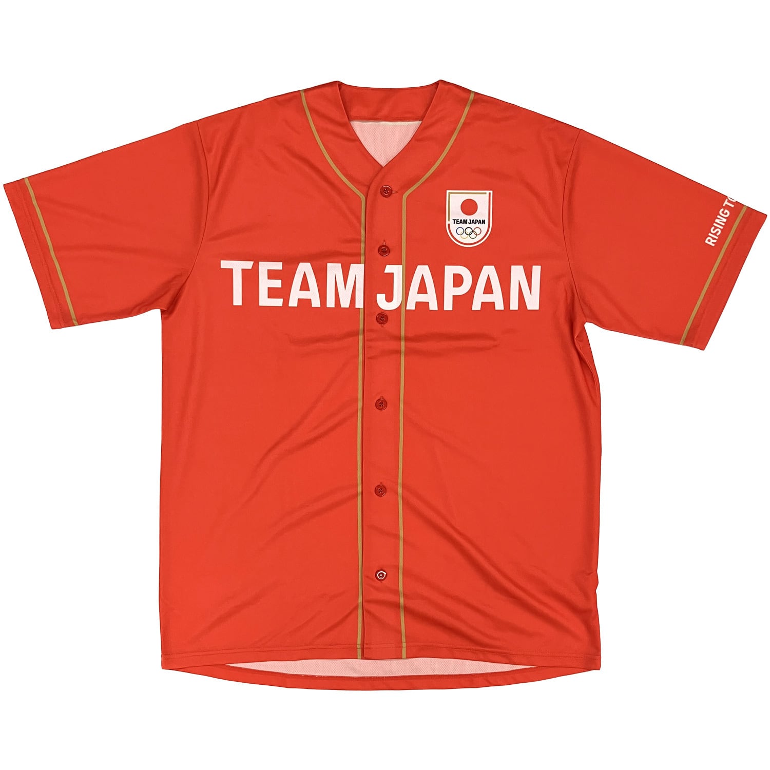 TEAM JAPAN ベースボールシャツ RED