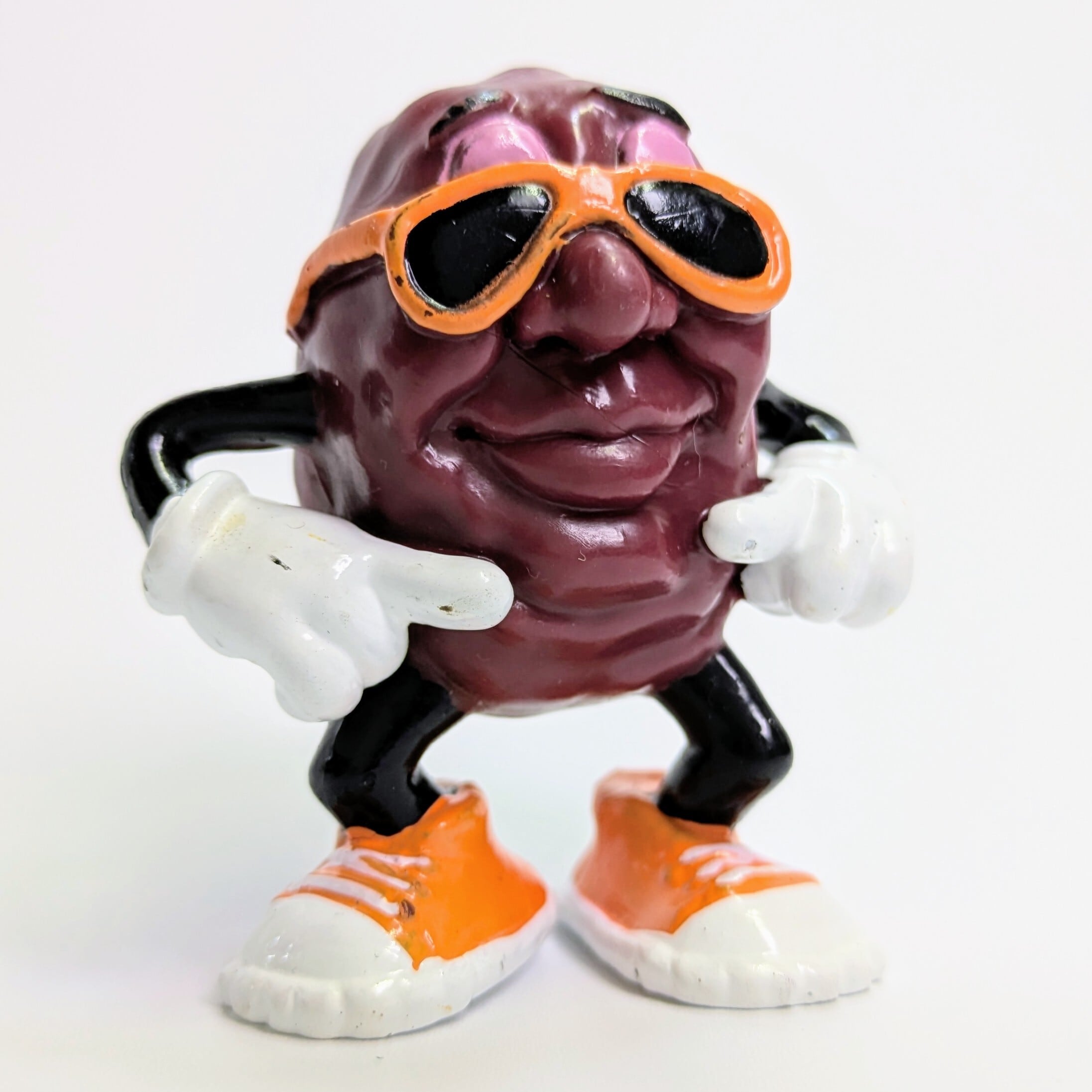 ☆VINTAGE☆【California Raisins(カリフォルニアレーズン)】1987 Hardee's ミールトイ PVC2体SET 〚アメリカン雑貨 アメトイ〛