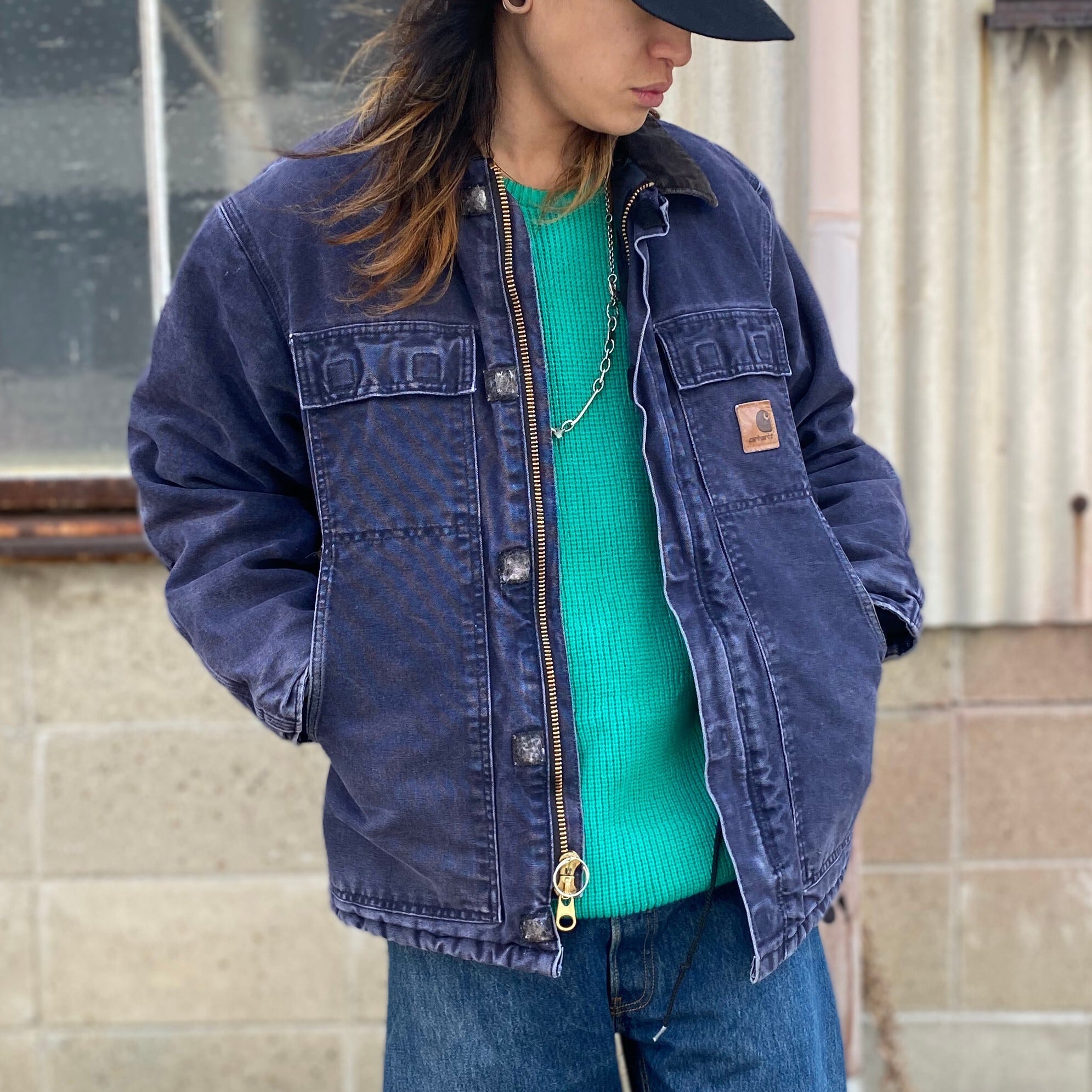 Carhartt カーハート トラディショナルコート メンズS 古着 ダック地 