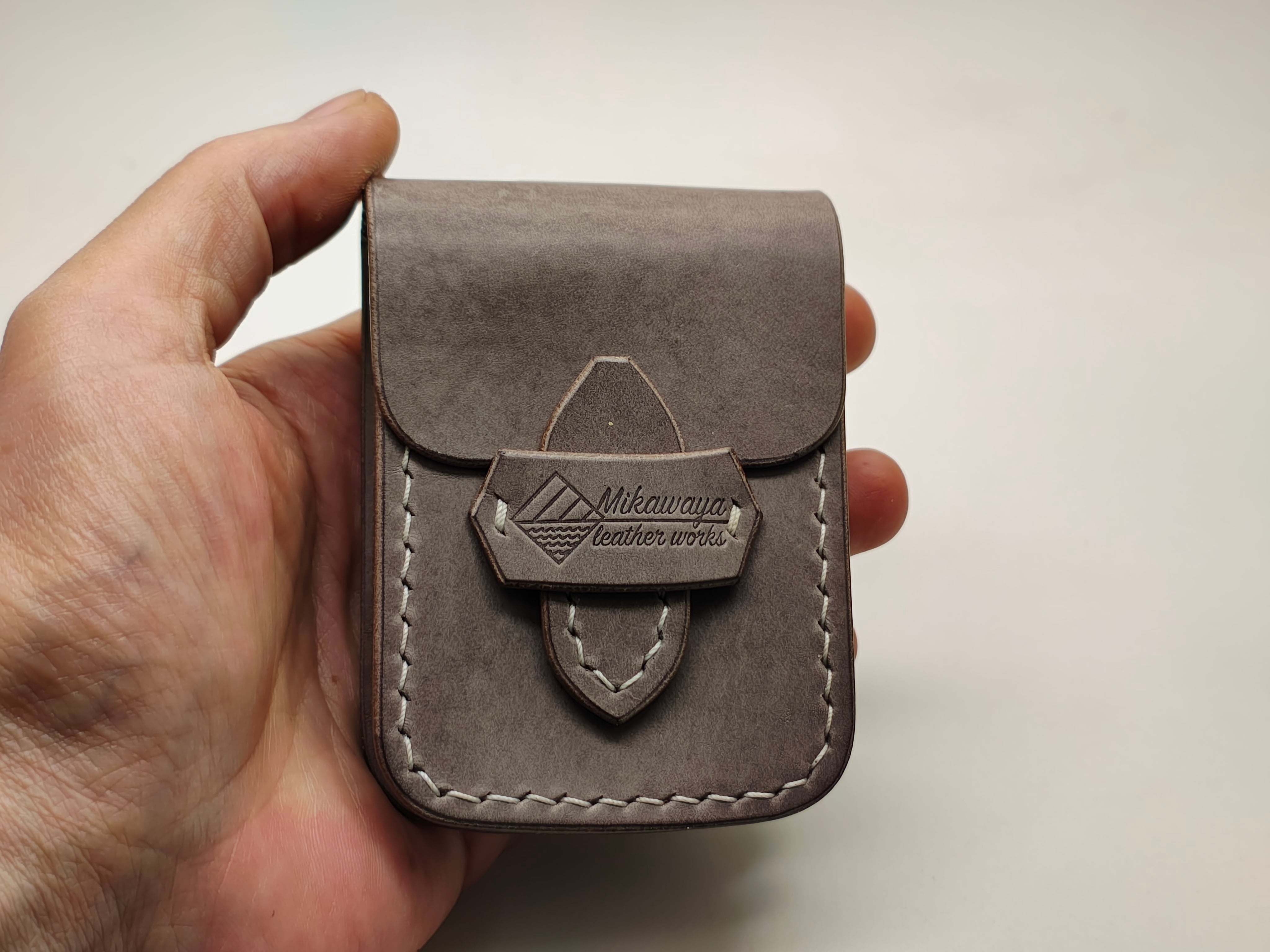 シャグケース シャグポーチ 手巻きタバコ | mikawaya leather works シャグケース シャグポーチ 手巻きタバコ | mikawaya leather works