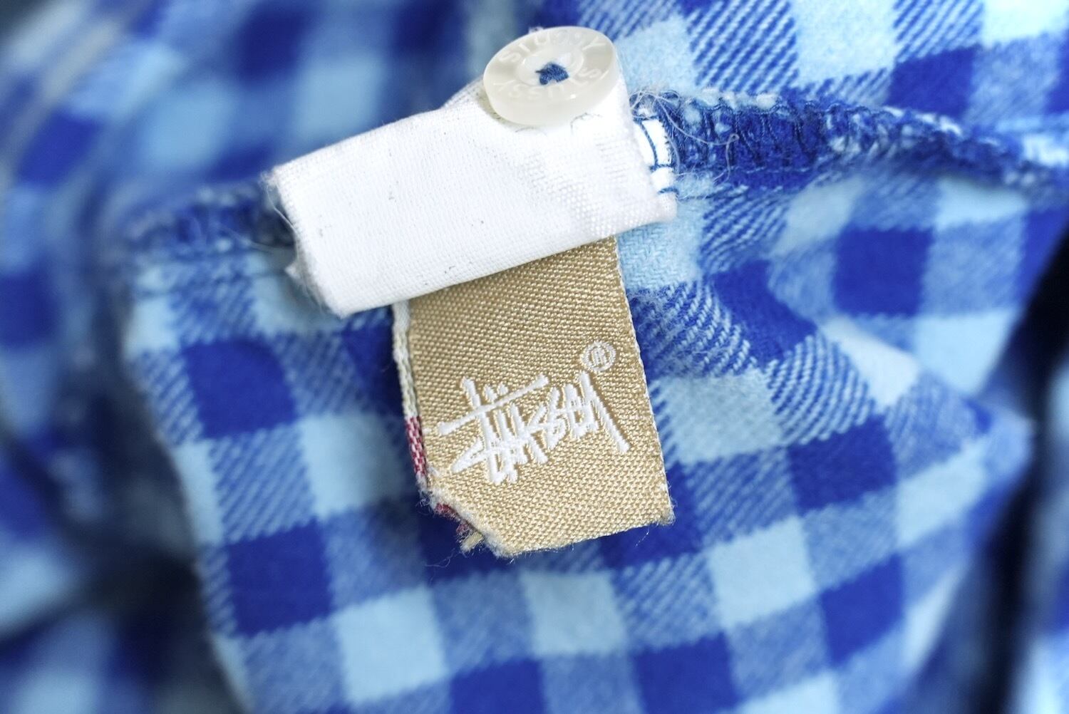 4150R4 stussy ステューシー 長袖 チェック シャツ メンズ古着 サイズM