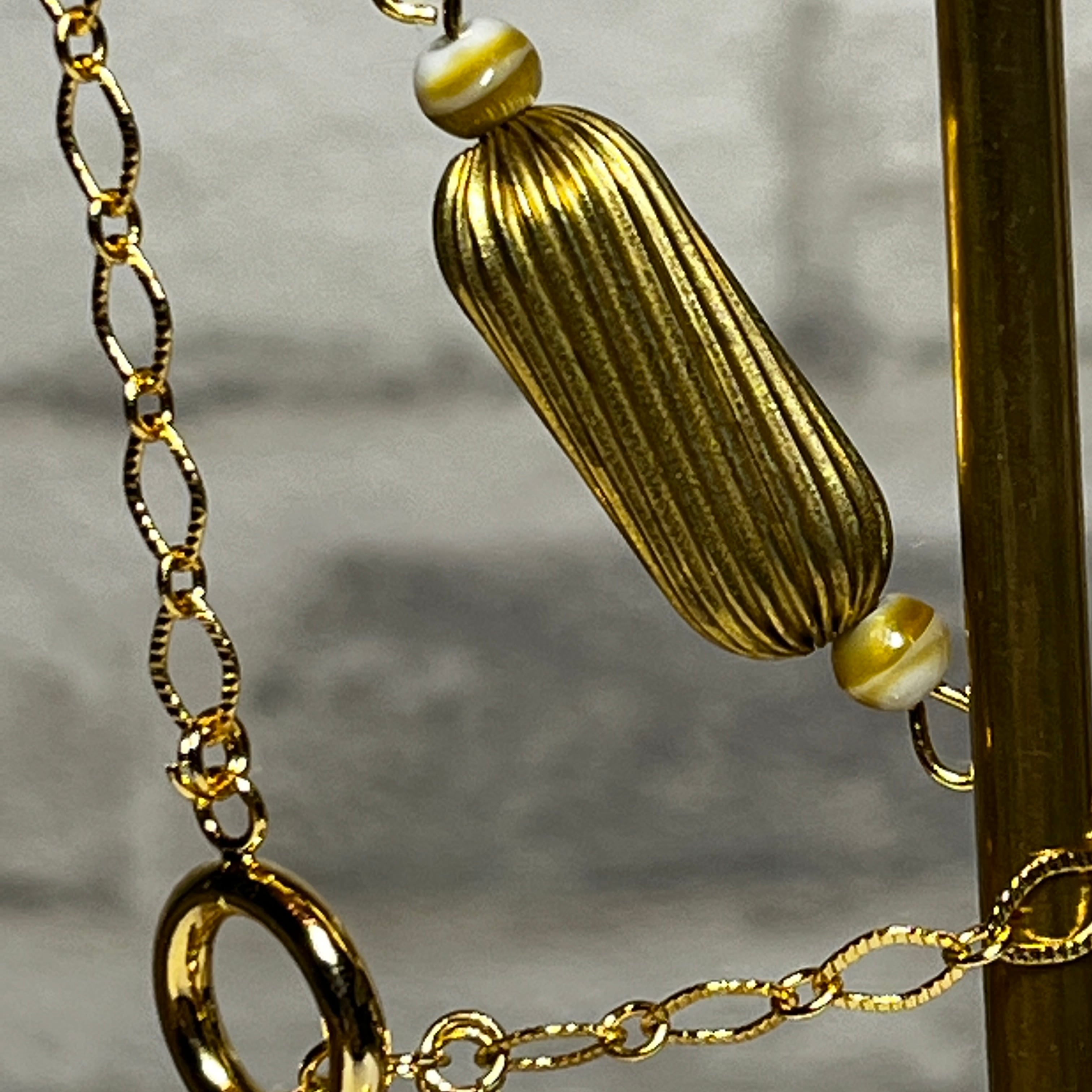 vintageゴールドブレスのブレスレット ヴィンテージアクセサリー K16GP