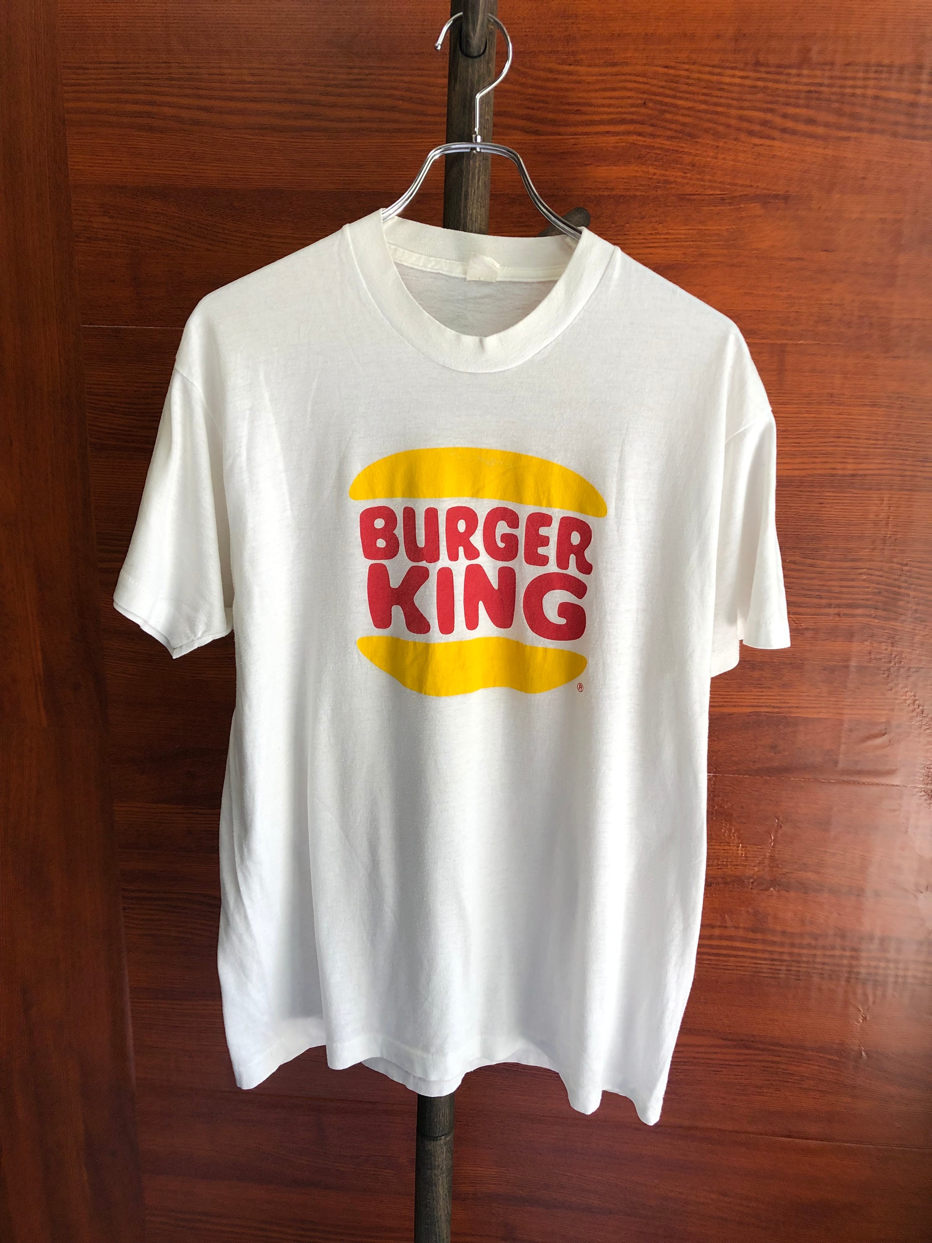 激レア　90s vintage バーガーキング　ボロ　ダメージ　　tシャツ