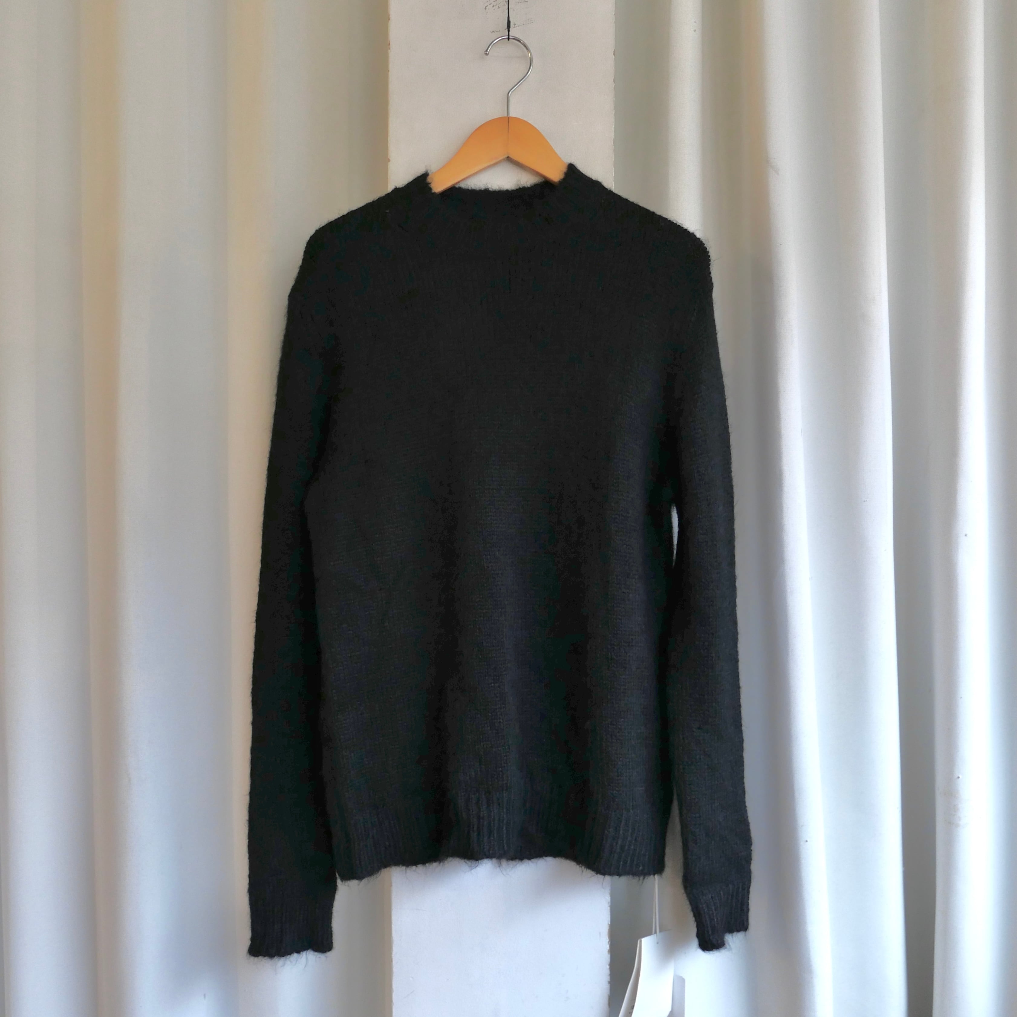 JIL SANDER 24AW ALPACA WOOL CREW NECK SWEATER | safarionline