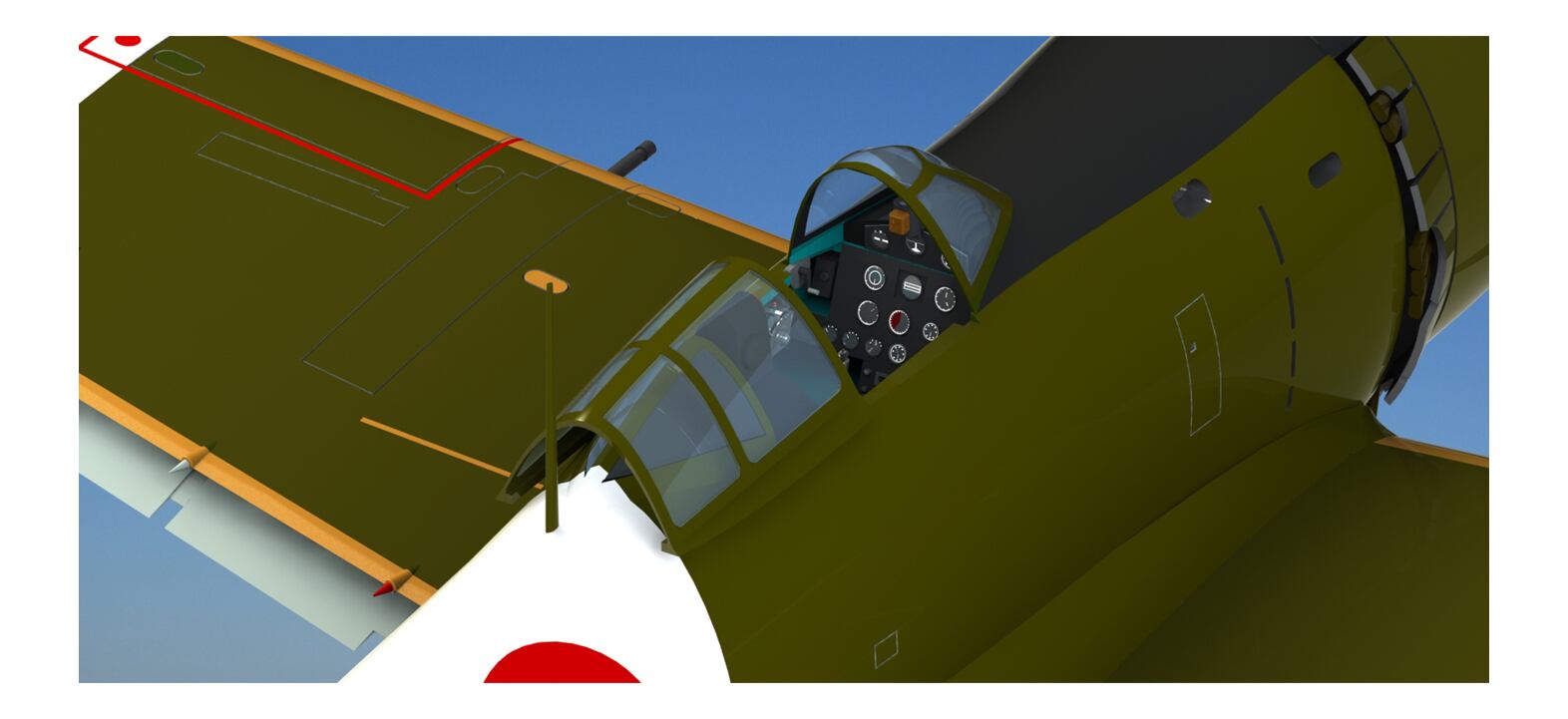 中島 キ84 四式戦闘機 疾風 FBX・OBJ対応シリーズ | 3DM Syusaku9