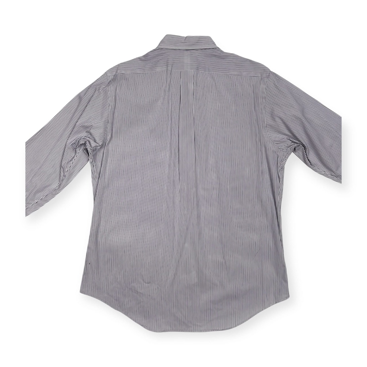 RALPH LAUREN ラルフローレン ストライプ BD 長袖 ドレスシャツ サイズ 16 1/2 - 34/35 /ホワイト×パープル×ネイビー