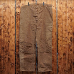 70s carhartt プリントタグ ダブルニー ワーク パンツ カーハート ビッグサイズ