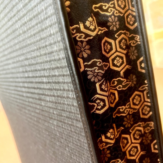 International Japan Fashion Gala 2026 Exclusive | Black Washi Tatami × Nishijin Textile Bag