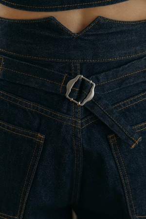 CREDONA TWO TUCK BUGGY DENIM 2タックバギーデニム Indigo