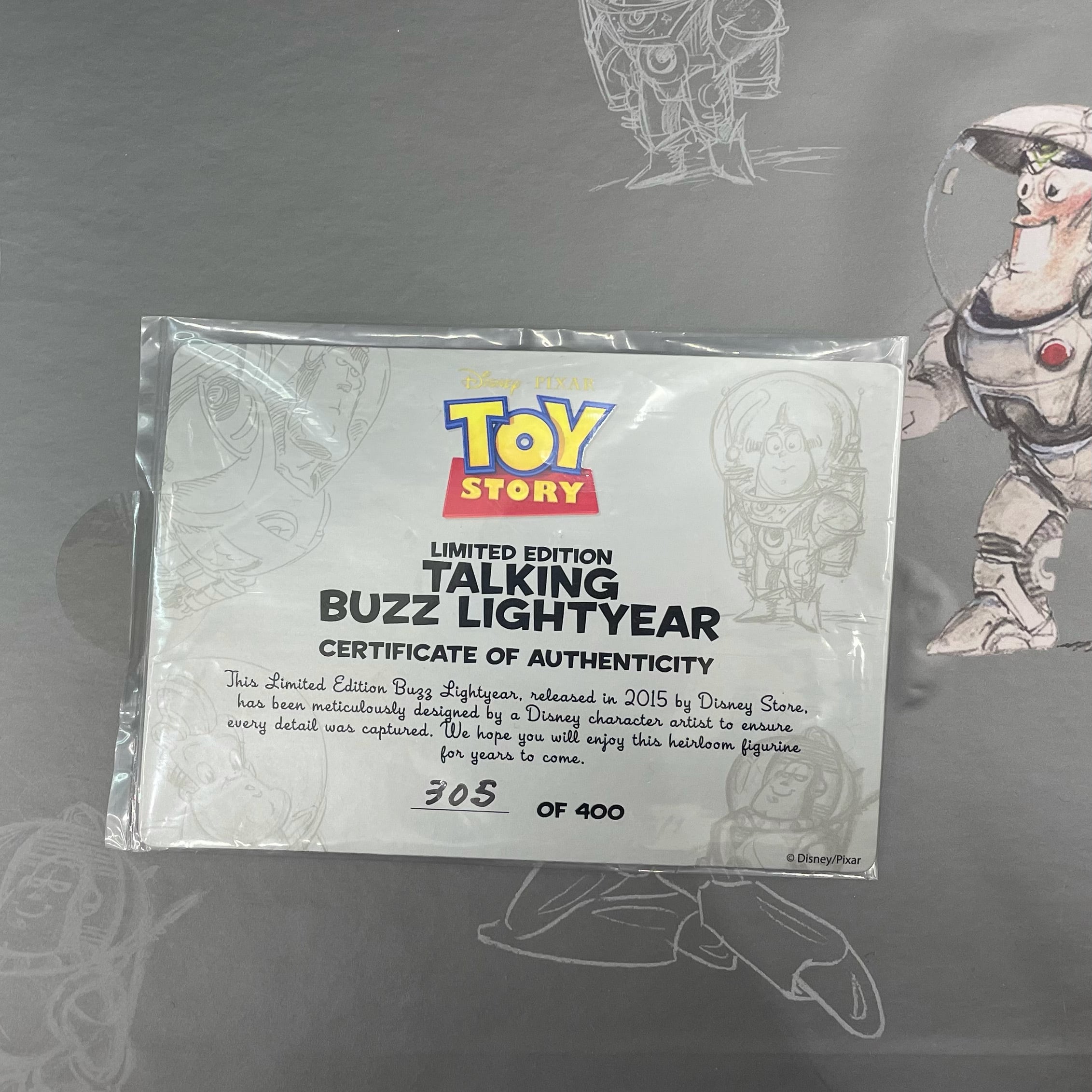 ディズニーストア トイ・ストーリー 20周年 トーキング・バズ D23 EXPO