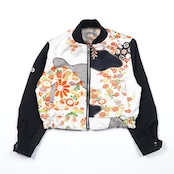 【BJK-L016】再構築リバーシブル着物ボンバー KIMONO REVERSIBLE BOMBER JACKET