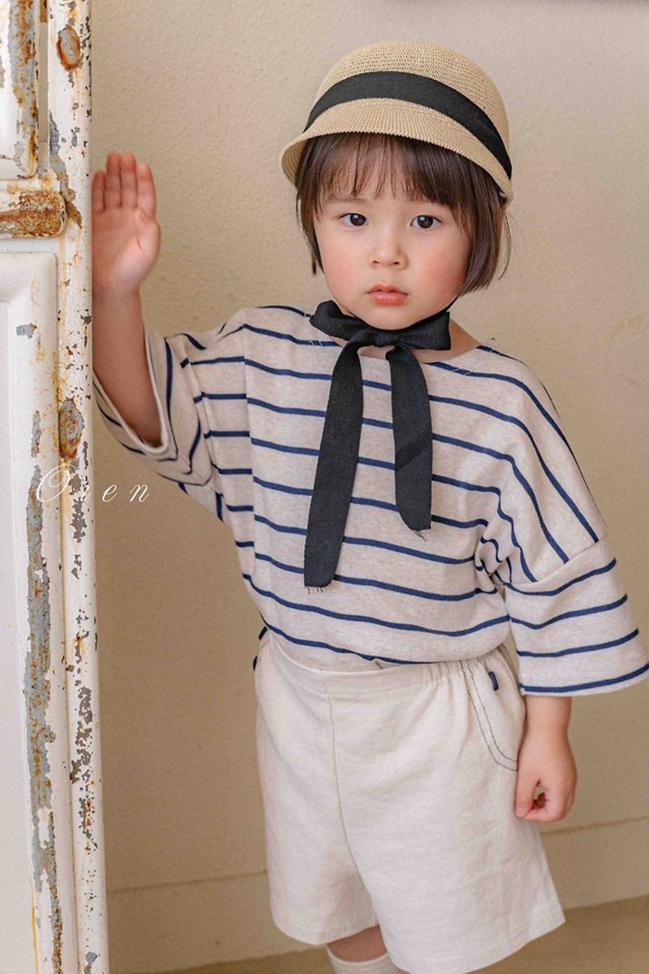 [Oren] Claire ST set Kids / [오렌] 클레어ST상하복키즈