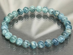 No.2325-10 星空グリーンカイヤナイトブレスレット