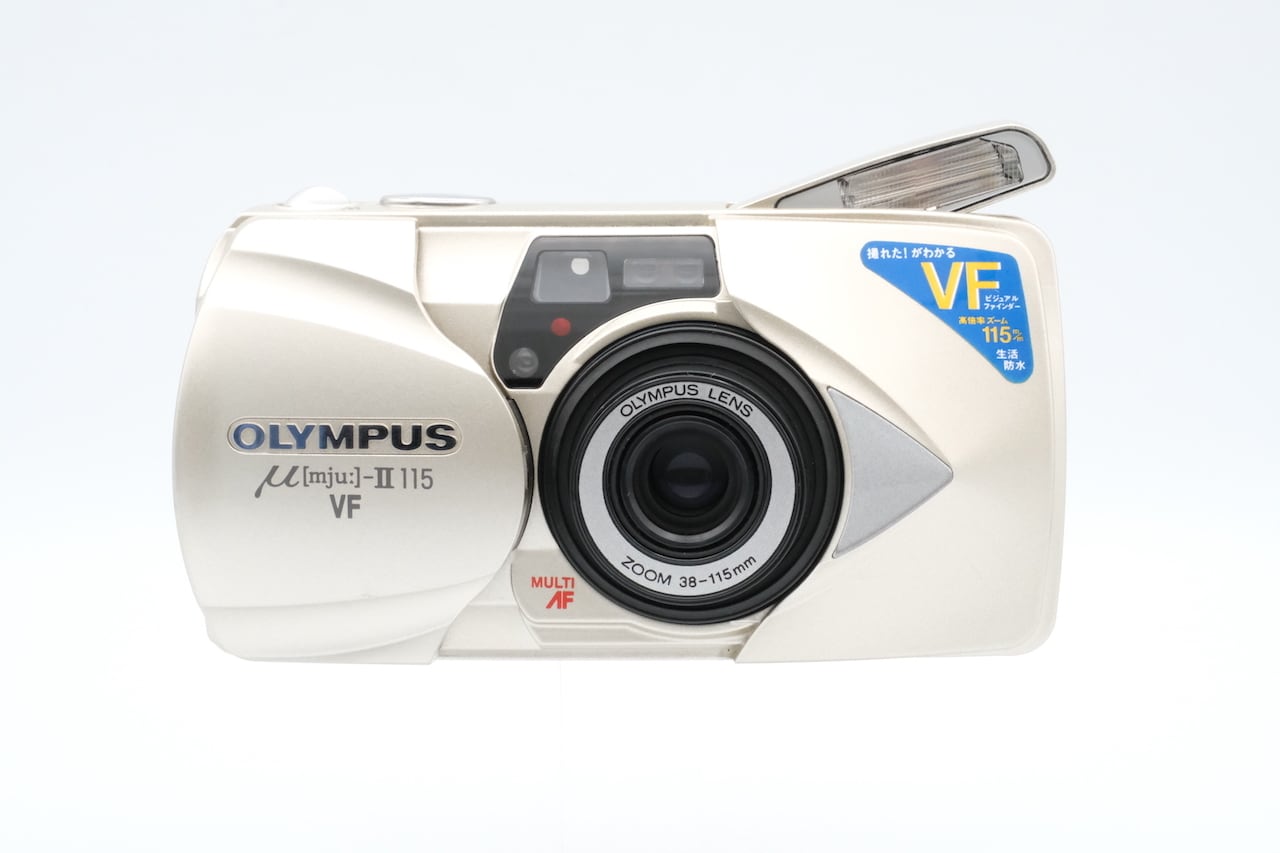 〖動作確認済み！〗OLYMPUS μ-Ⅱ mju 115 VFフィルムカメラ
