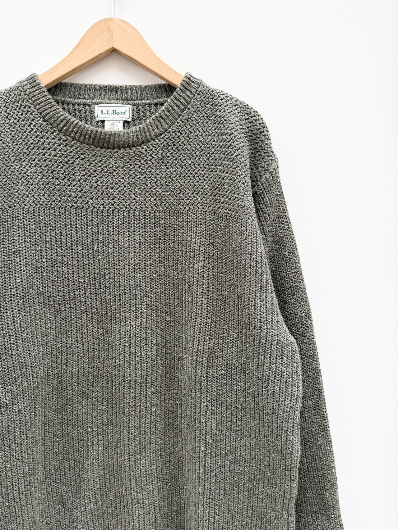 90s L.L.Bean COTTON×ACRYLIC KNIT MADE IN USA Size M