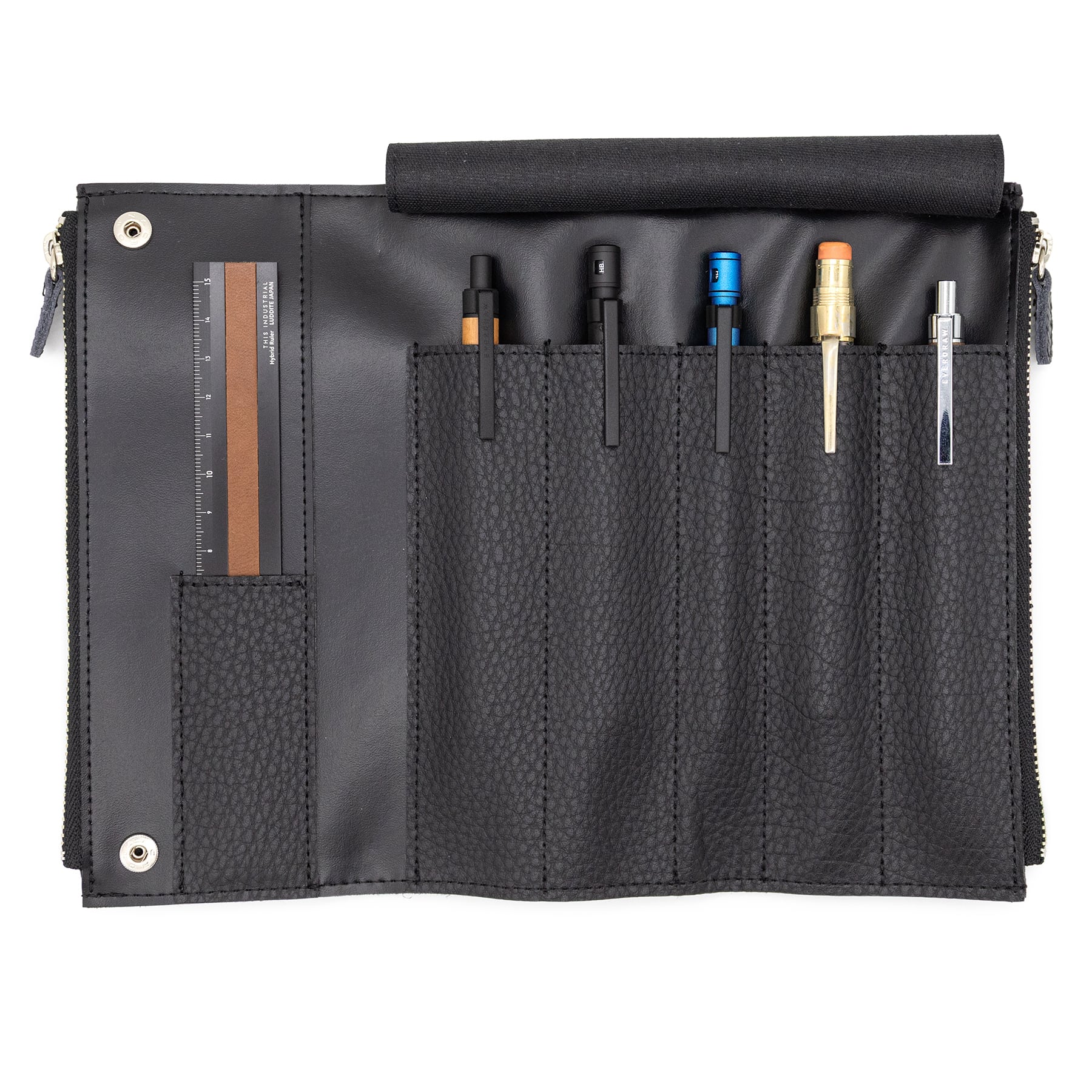 り*ま様 ラダイト　ベンディペンケース　エッセンシャル アドリアレザー　ブラック レザーベンディペンケース エッセンシャル ADRIA | Luddite ラダイト