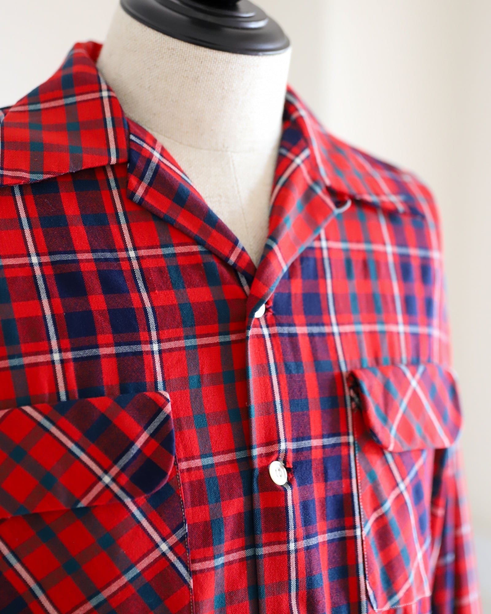 逸品】50s McGREGOR special Vintage Open Collar Shirts big size