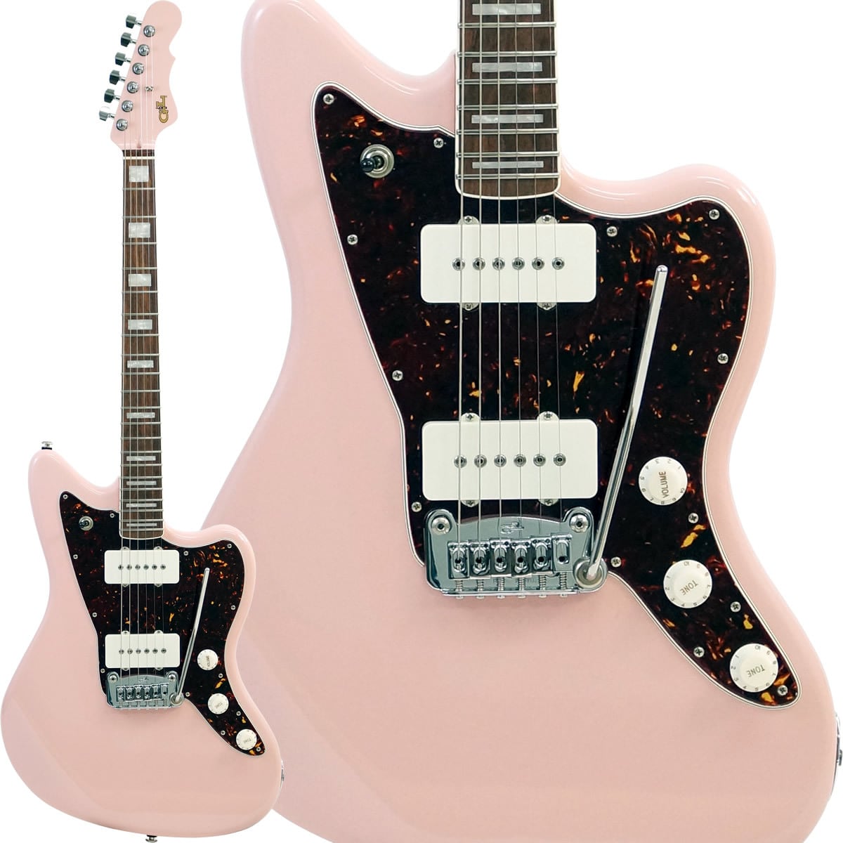 G&L USA Custom Shop Doheny w/Tortoise pickguard (Shell Pink