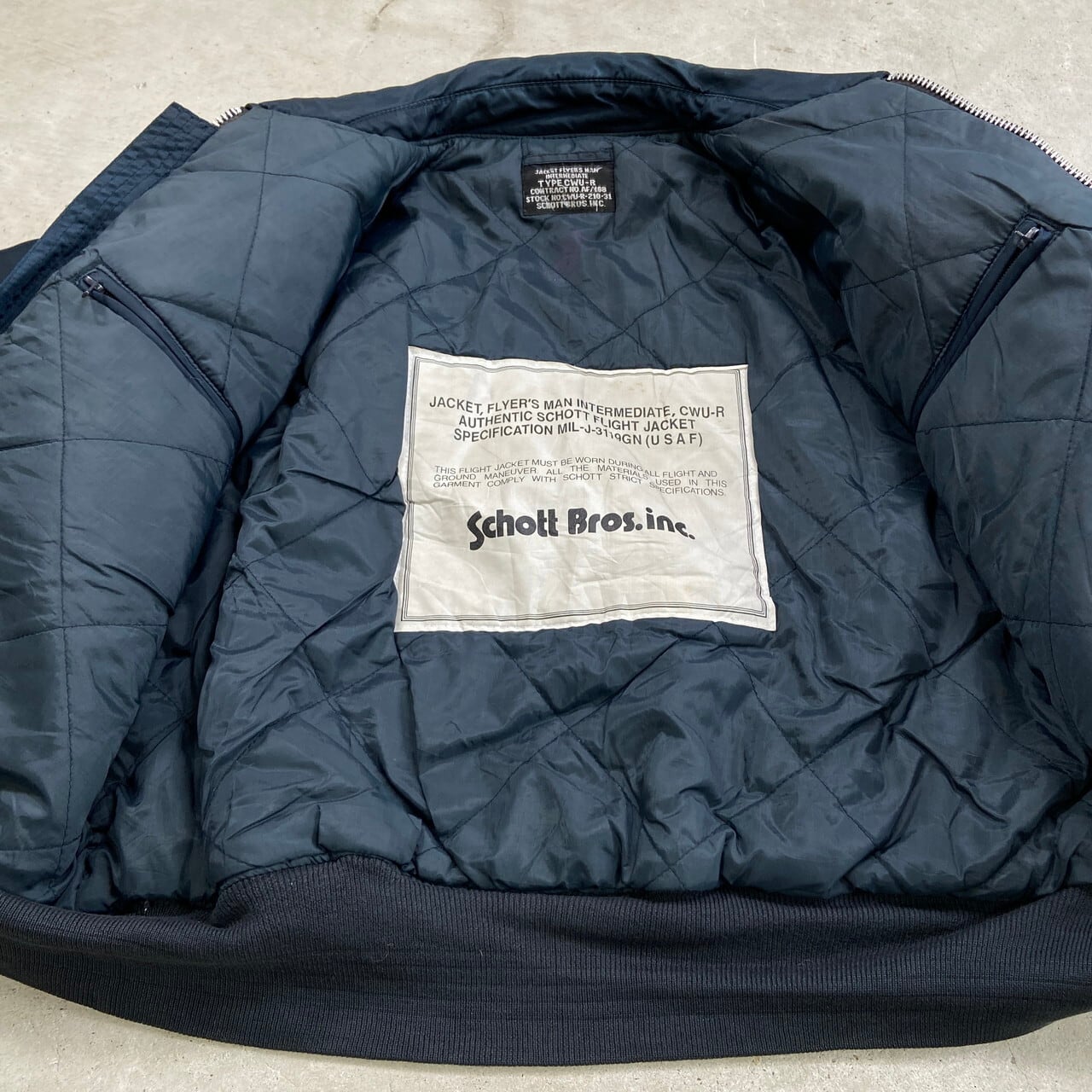 Schott ショット CWU-R ミリタリー フライトジャケット メンズL相当