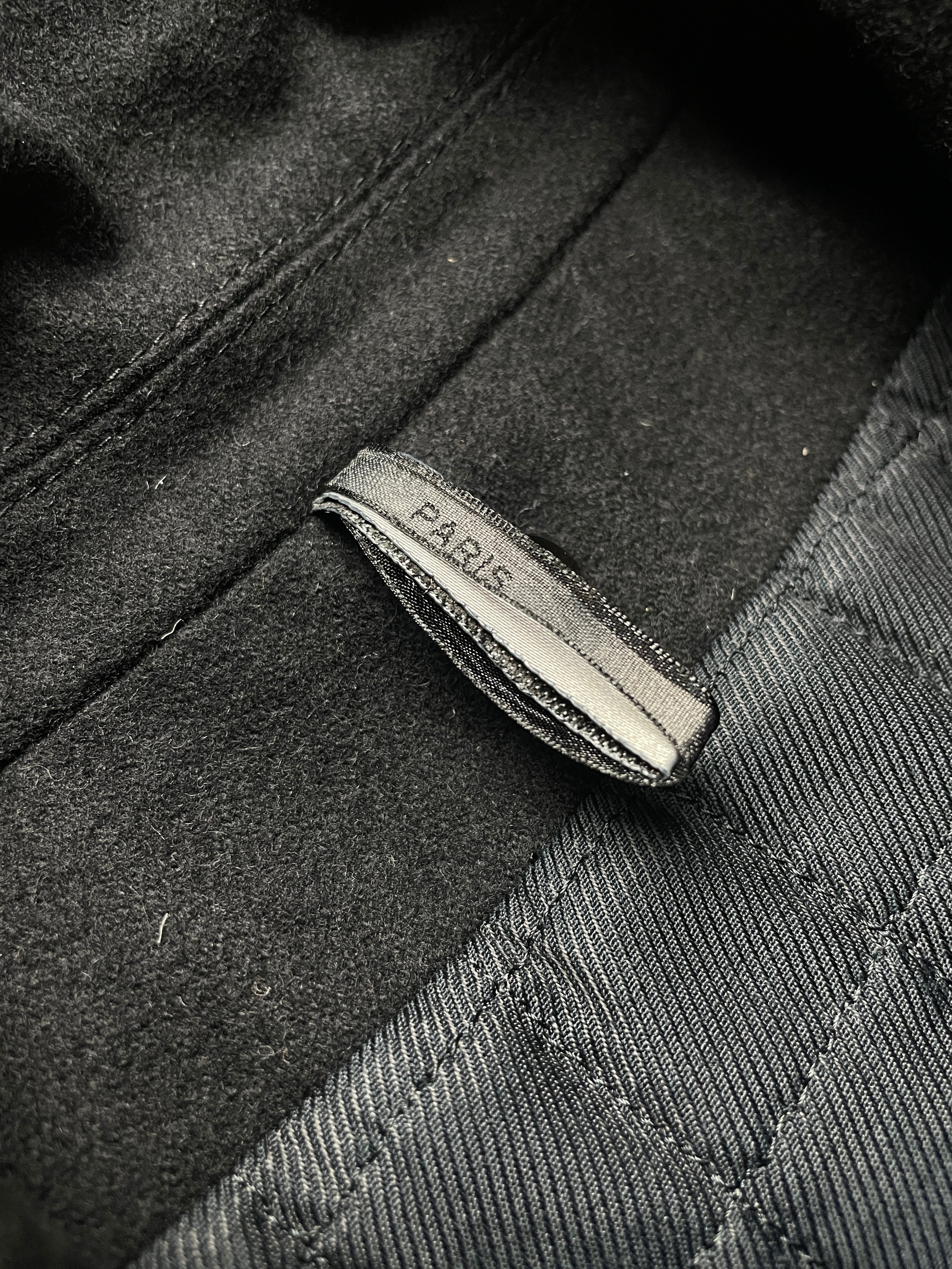 DIOR HOMME by Kris Van Assche - AW12 Collar Lamb Boa Bomber