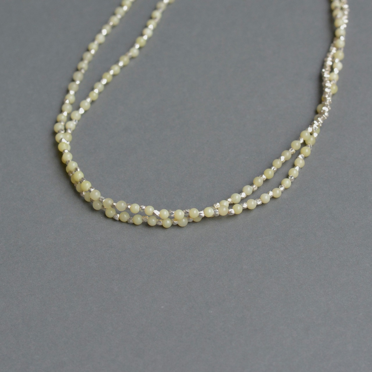 rhythmネックレス　イエロー（S）