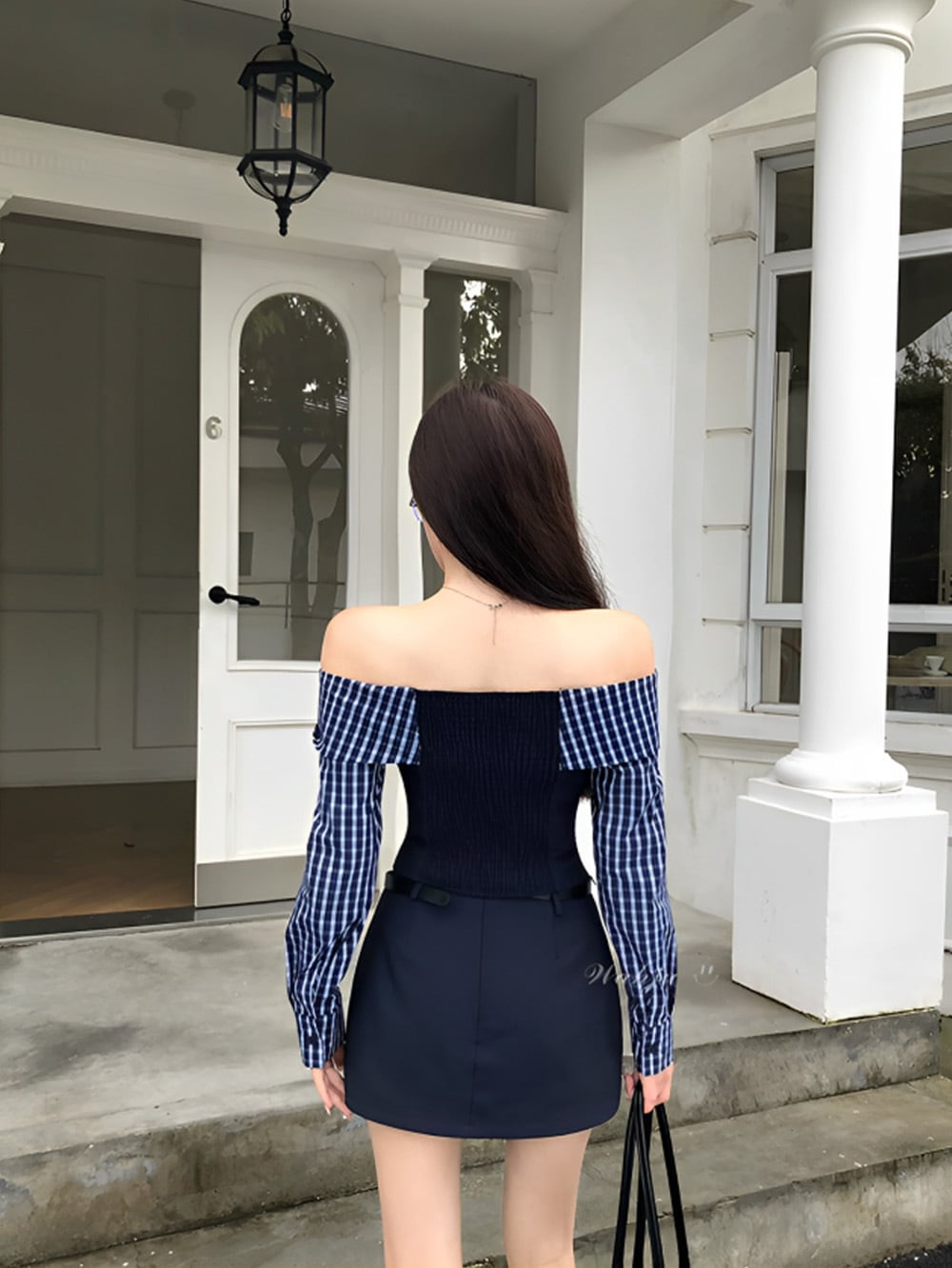 オフショルダー セットアップ ハンドメイド オフショルダー