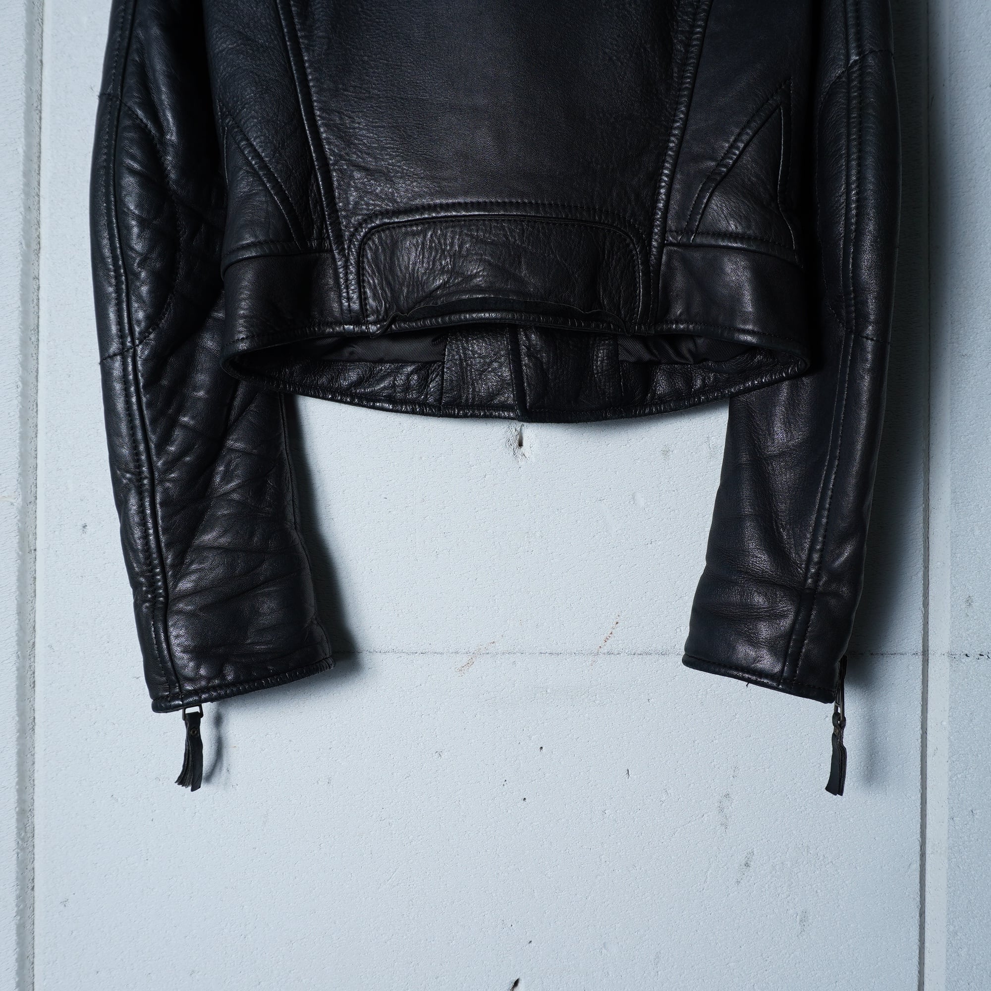 BALENCIAGA】バレンシアガ ニコラ期 ラムレザーダブルライダース