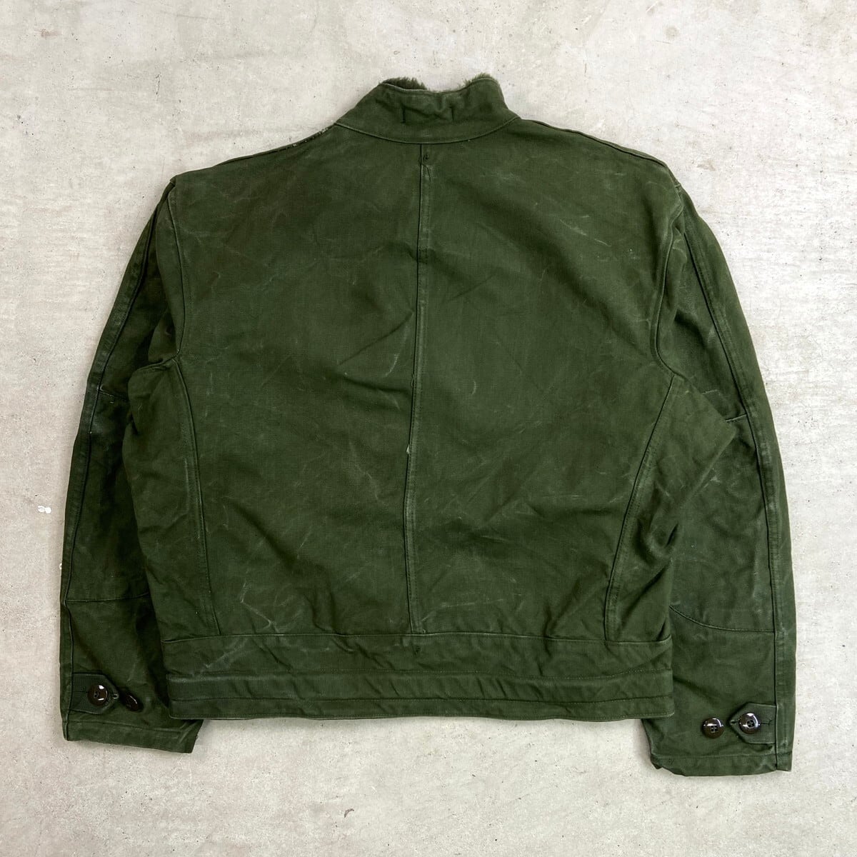 70年代 スウェーデン軍 モーターサイクルジャケット 短丈 メンズXL相当