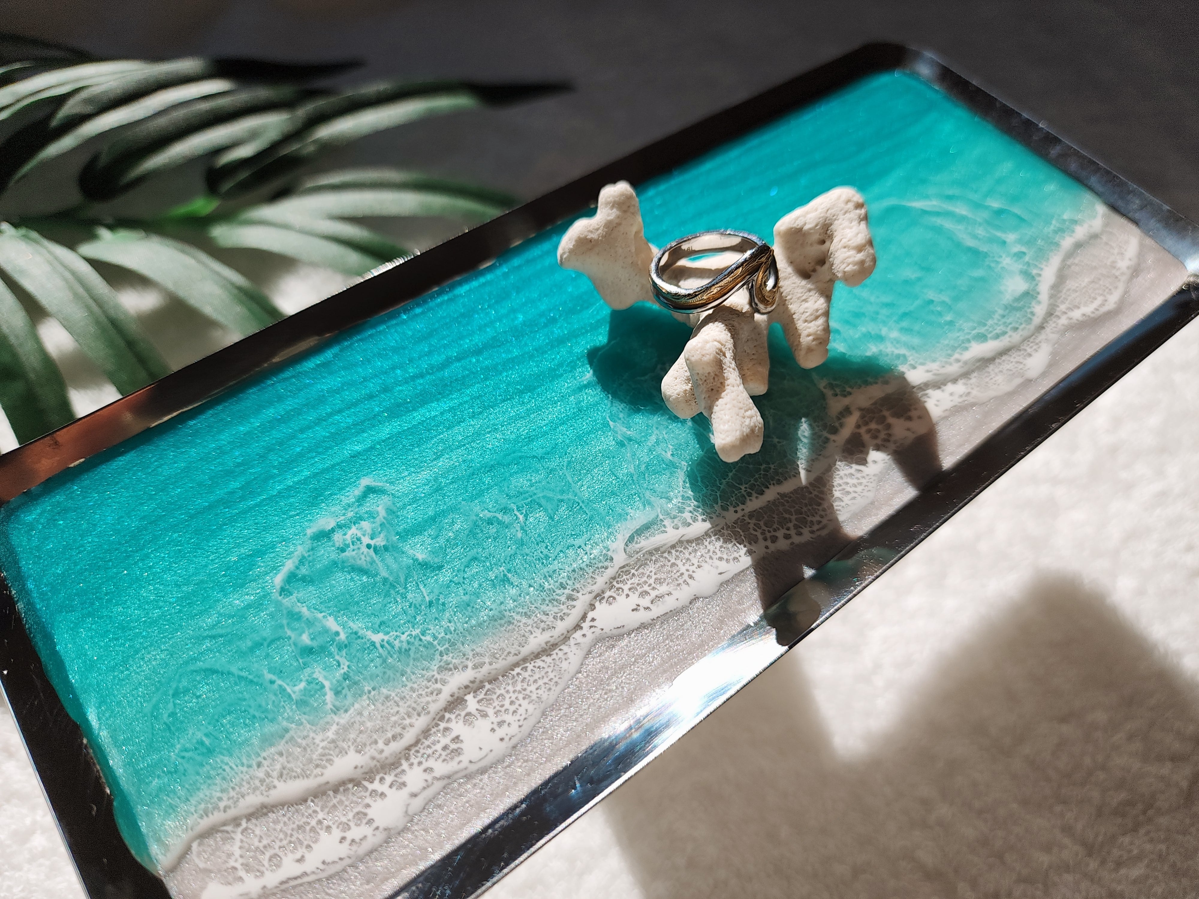 202.オーシャンレジンアート コイントレー