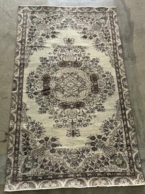 【送料込み】ヴィンテージ　トルコラグ　イスパルタ絨毯    リビングサイズ　143x252  TRB4003