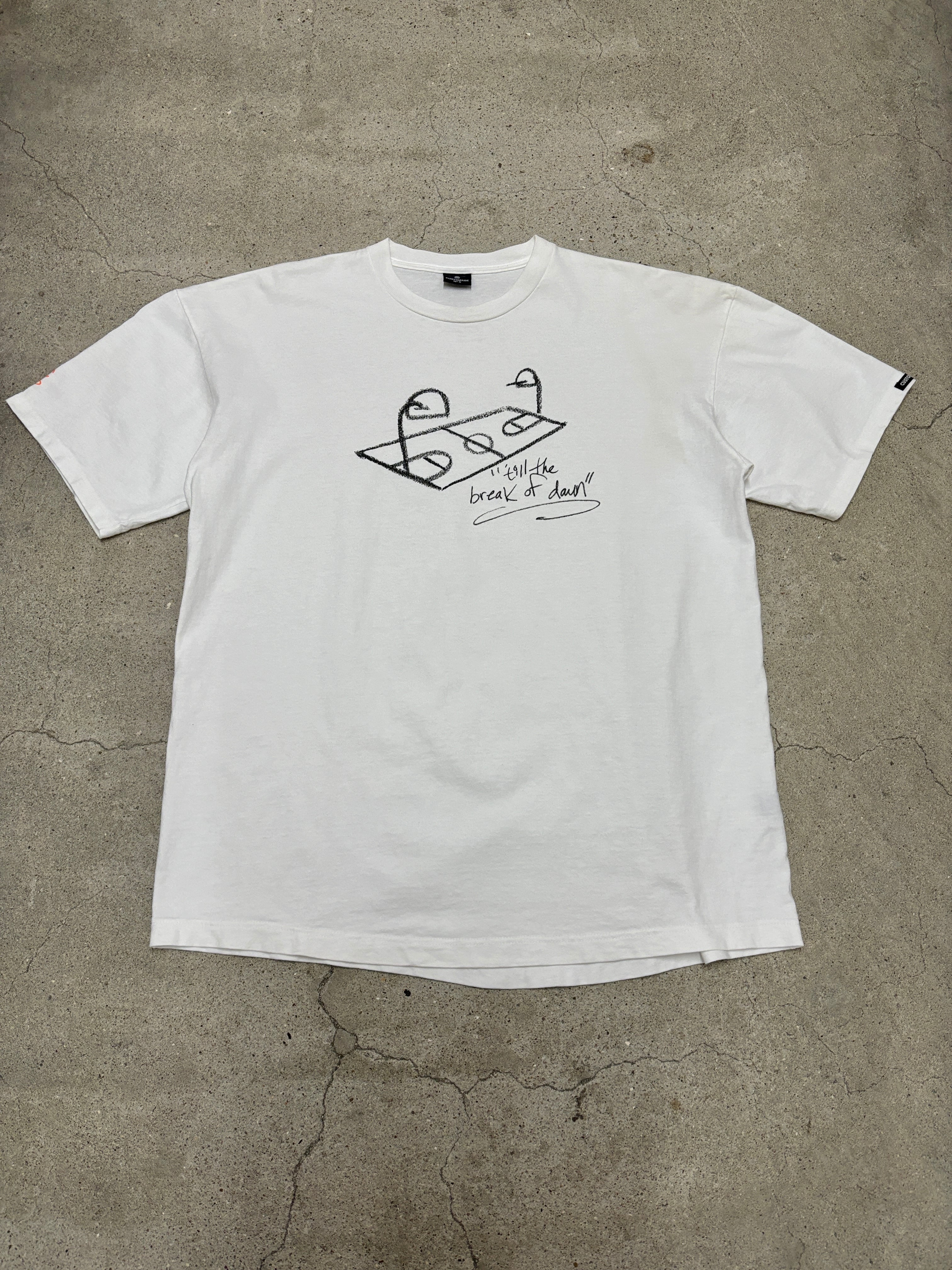 00s OLD STUSSY/CUSTOMADE/CRASH/Print Tee/USA製/XXL