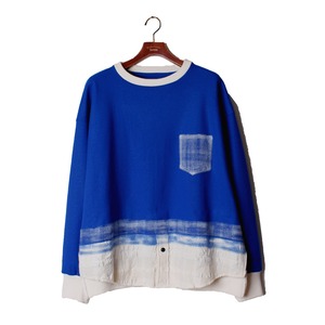 Needle Pull Over Tops  -blue <LSD-AI3T4>