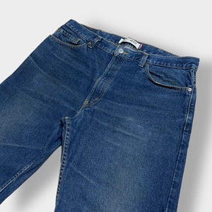 LEVI'S 505 デニム ジーンズ ジーパン W38L30 メキシコ製 ビッグサイズ ダボパン レギュラーフィット リーバイス 濃紺 インディゴ US古着