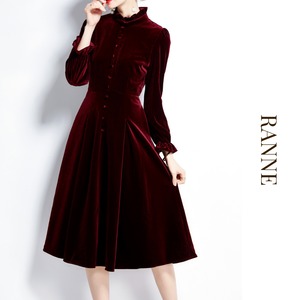 Velvet Grace Midi Dress　a0272