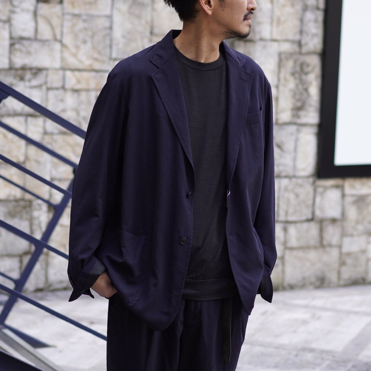 COMOLI 21SS WOOL 2B JACKET テーラードジャケット 3