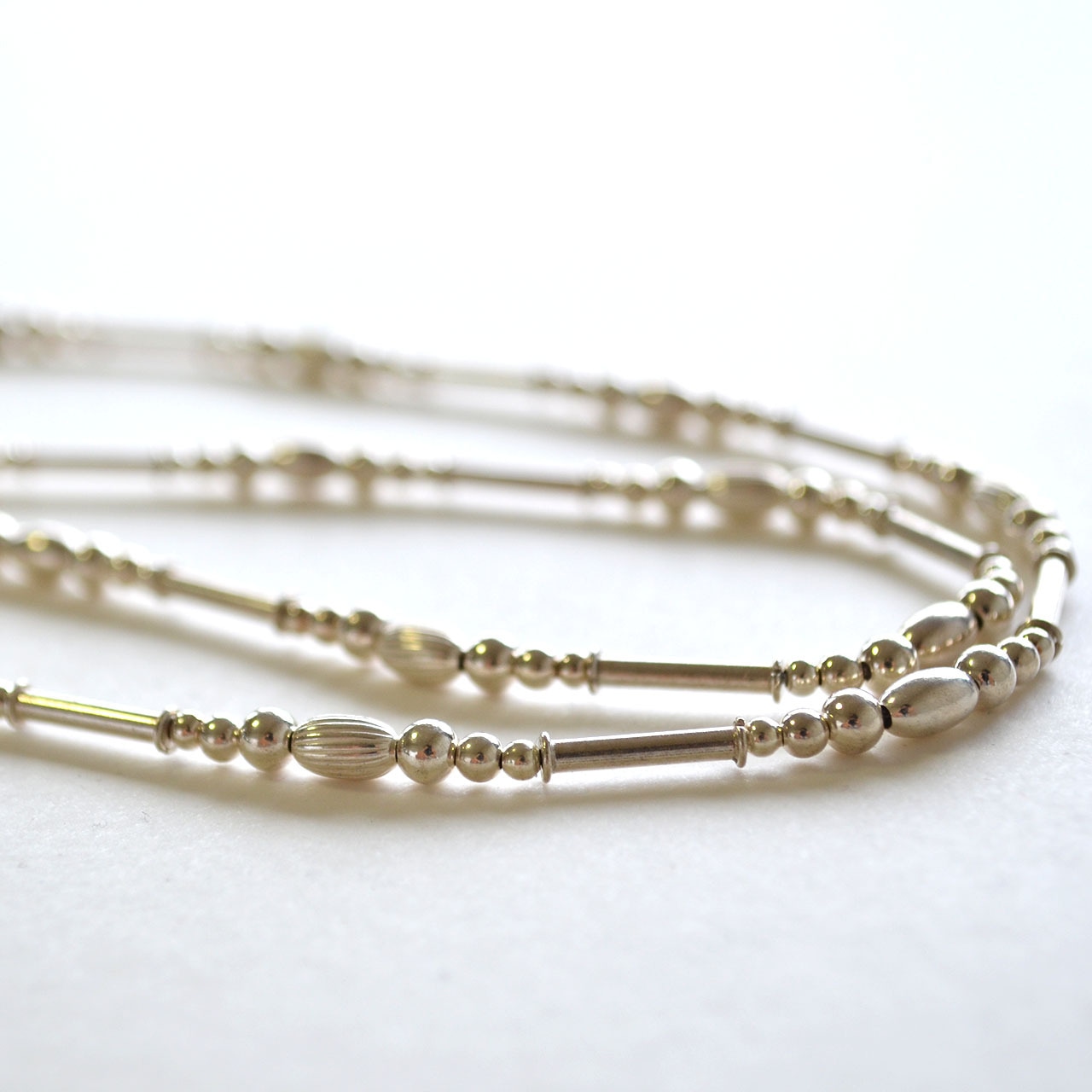 Tube Beads Necklace(Thicker)(60cm)