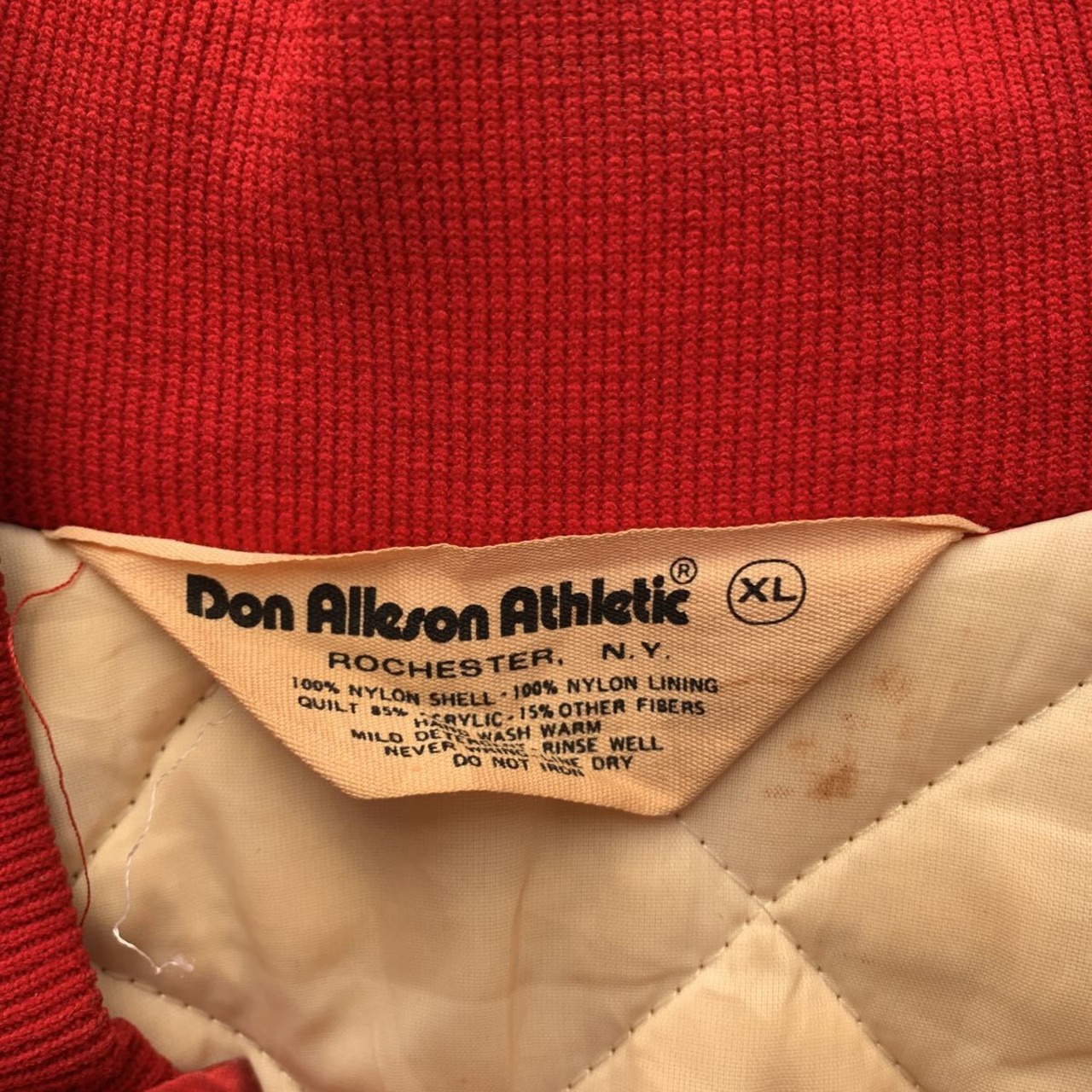 Don Alleson Athletic ナイロンスタジャン XLサイズ ビッグサイズ USA 