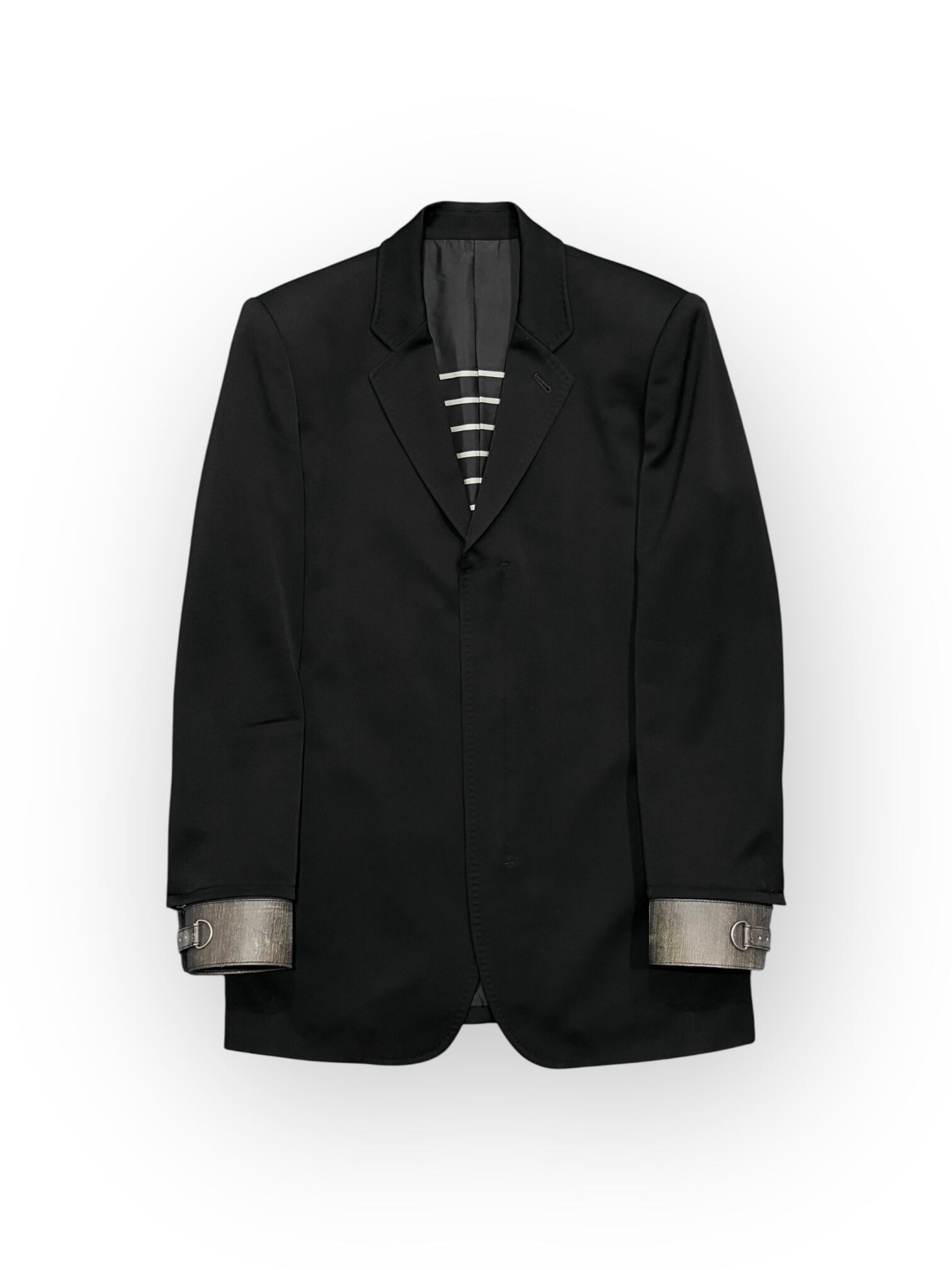 GAULTIER HOMME objet 編み込みレザージャケット ブルゾン ジャンポールゴルチエ オムオブジェJean Paul GAULTIER HOMME objet
