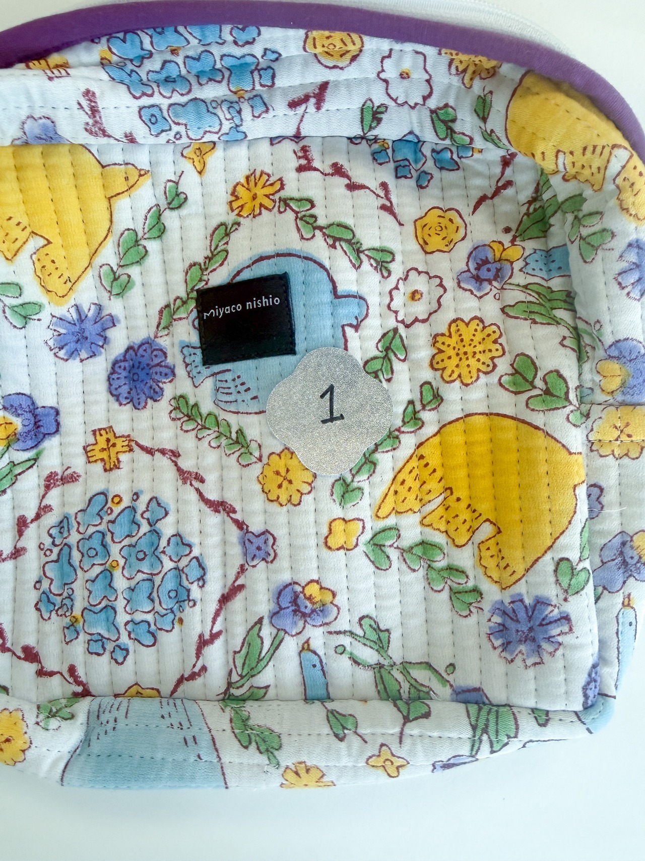 【訳あり】キルティングポーチ Lサイズ